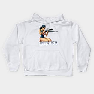 Sniper Girl Kids Hoodie